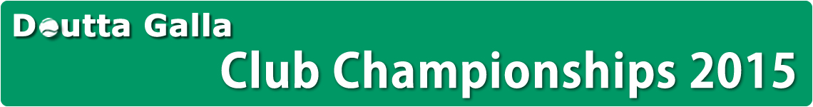 Doutta Galla Club Championships 2015 Doutta Galla Club Championships 2015